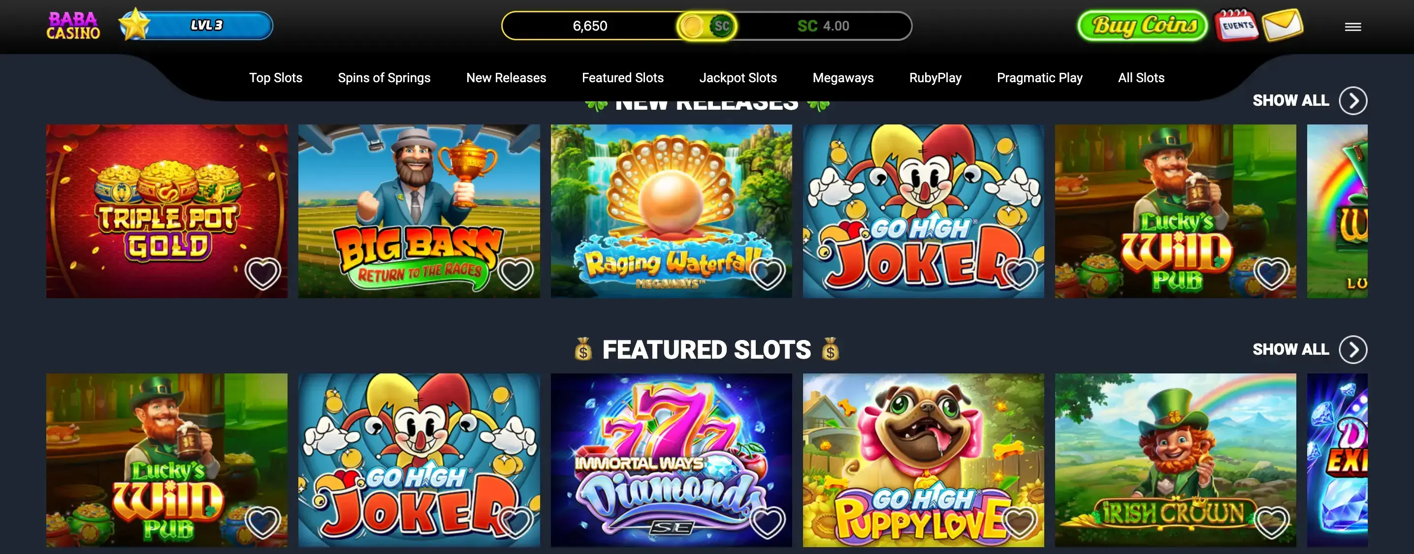 Baba Casino Web