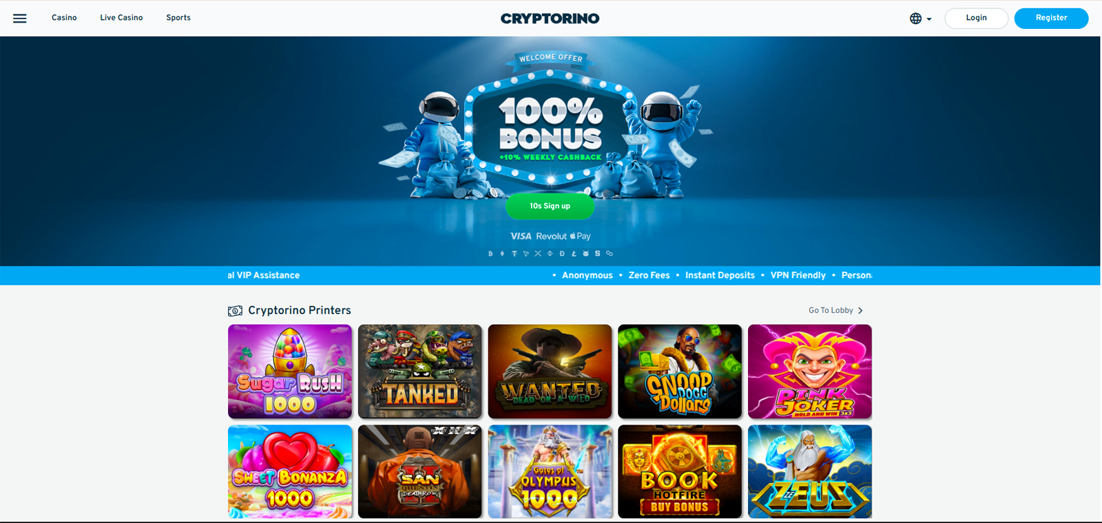 Cryptorino Casino