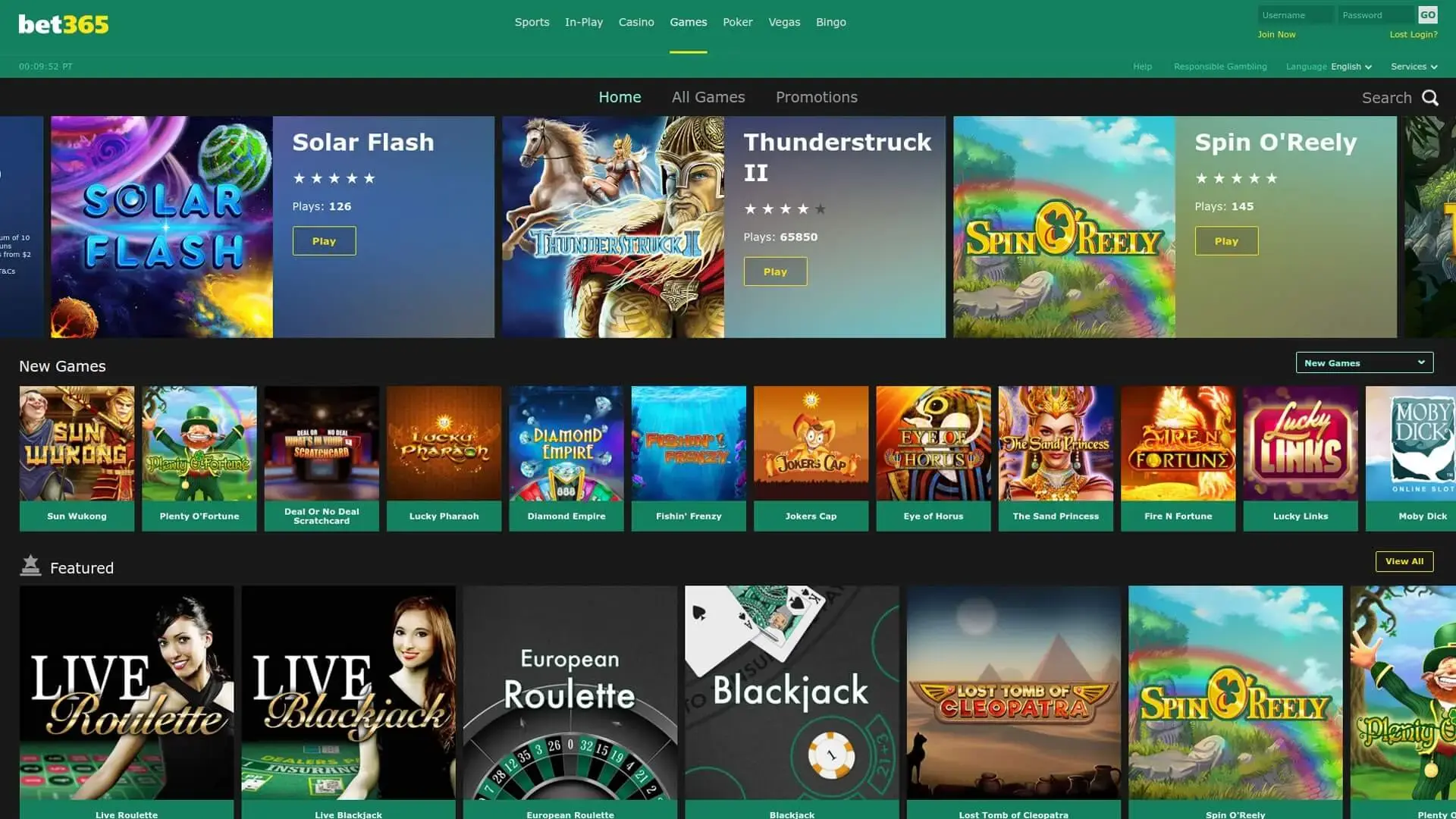 Bet365 Casino Web