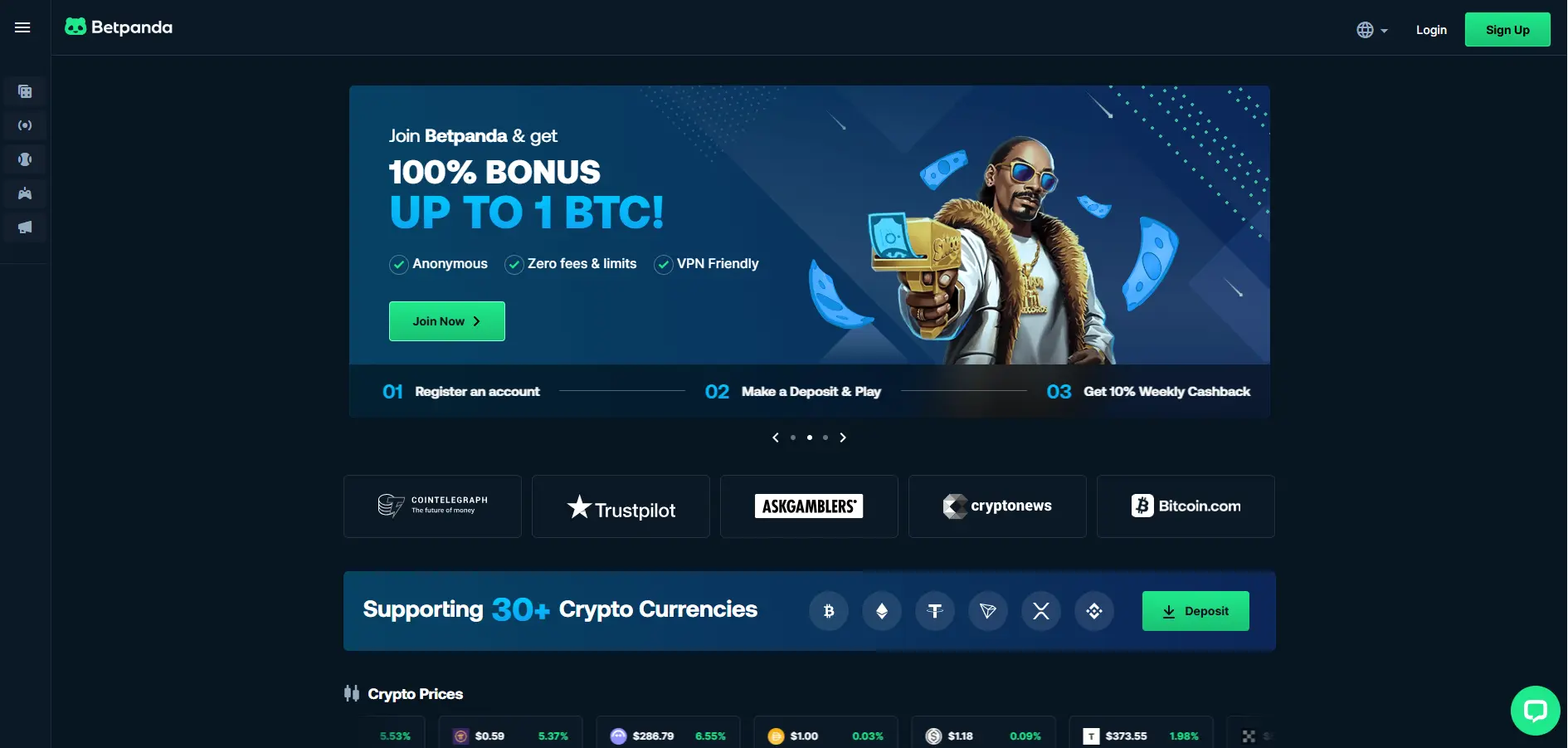 Betpanda Casino Web