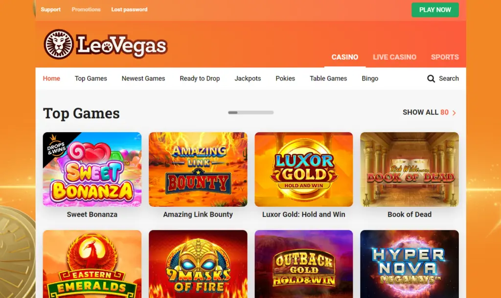LeoVegas Web