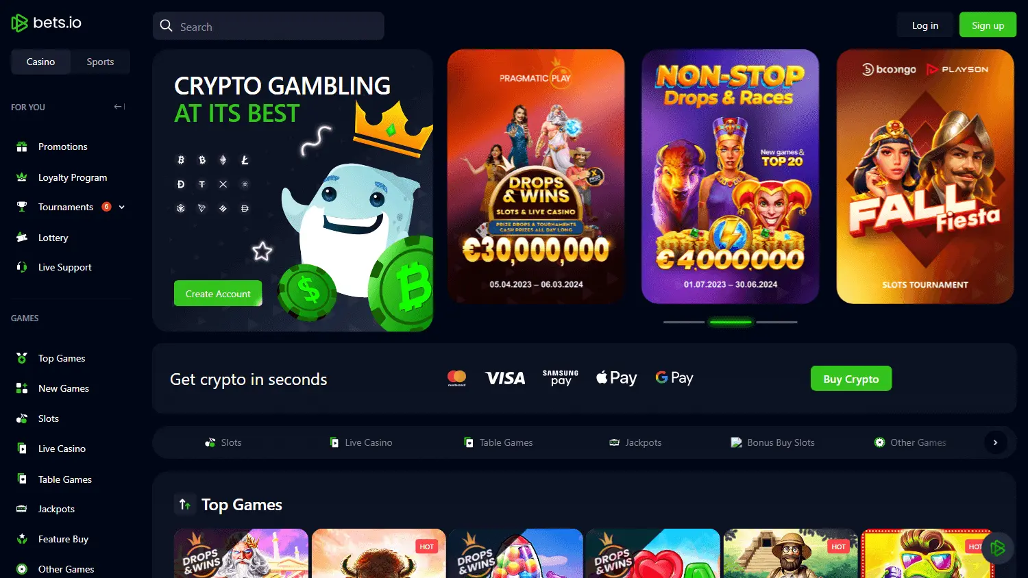 BET.io Casino Web
