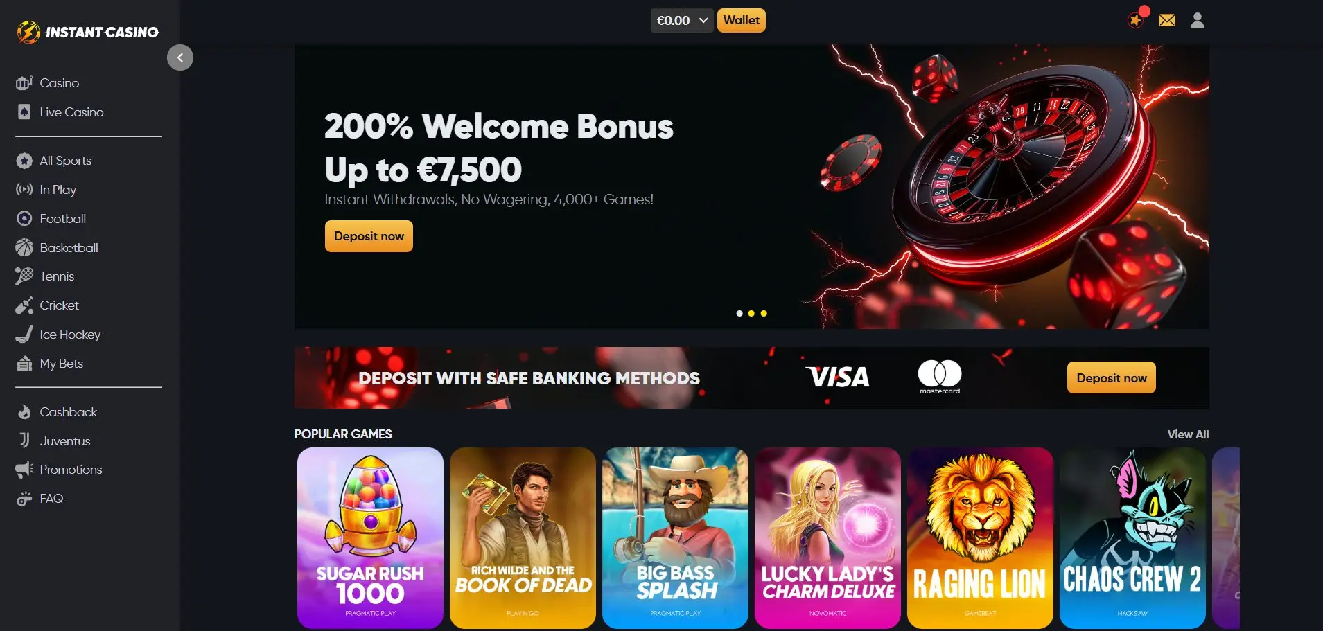Instant Casino Web