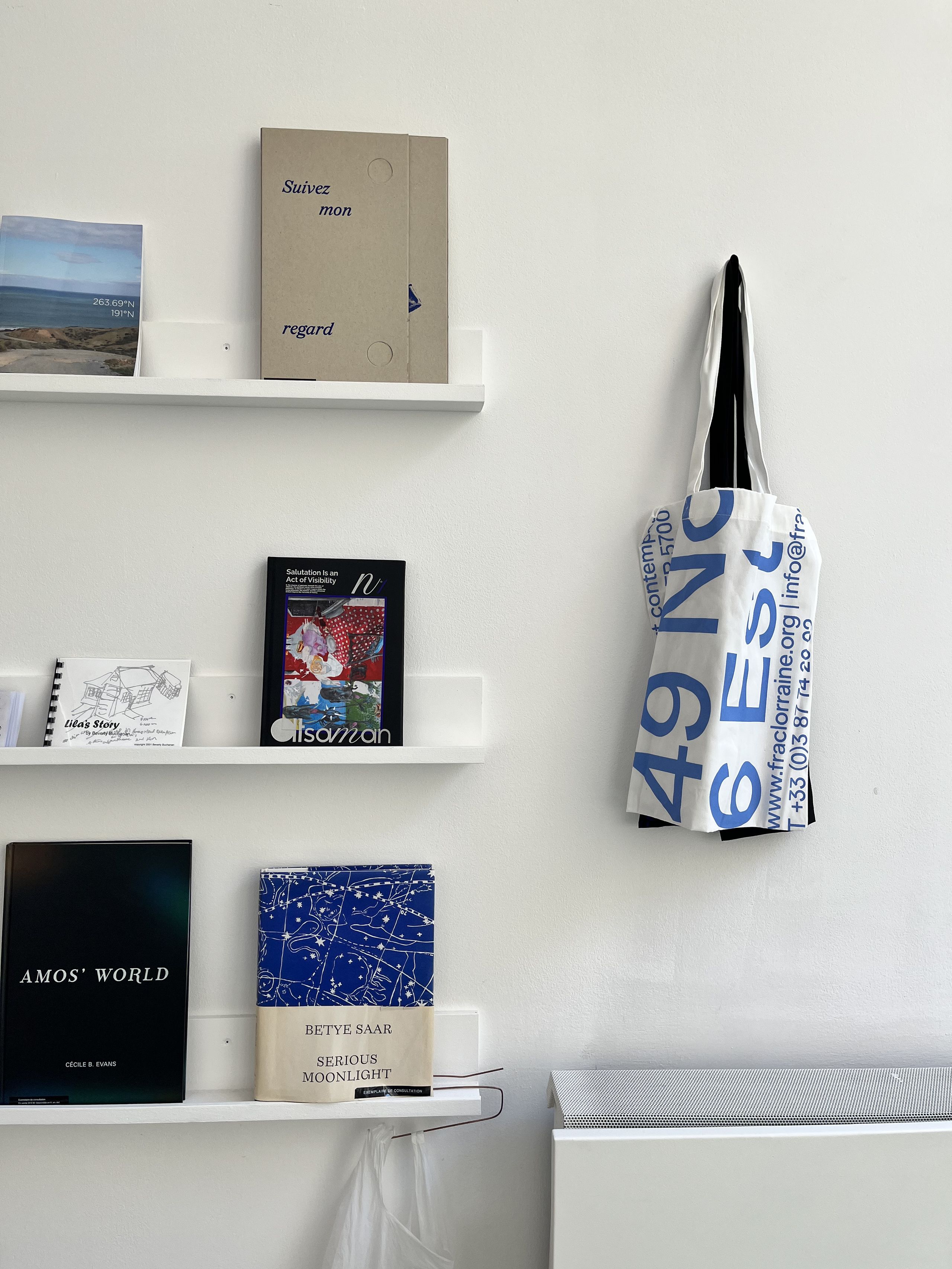 The Atsaman journal in a bookshop