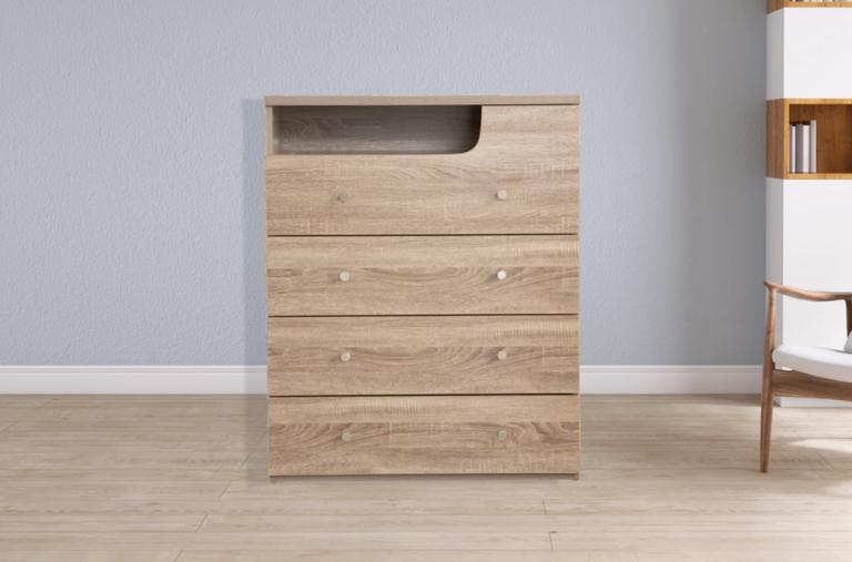 Buddy Tallboy - Oak - Beds n Dreams