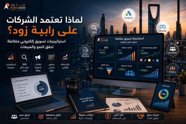 لماذا تعتمد الشركات على رابية زود لبناء استراتيجيات التسويق الإلكتروني؟
