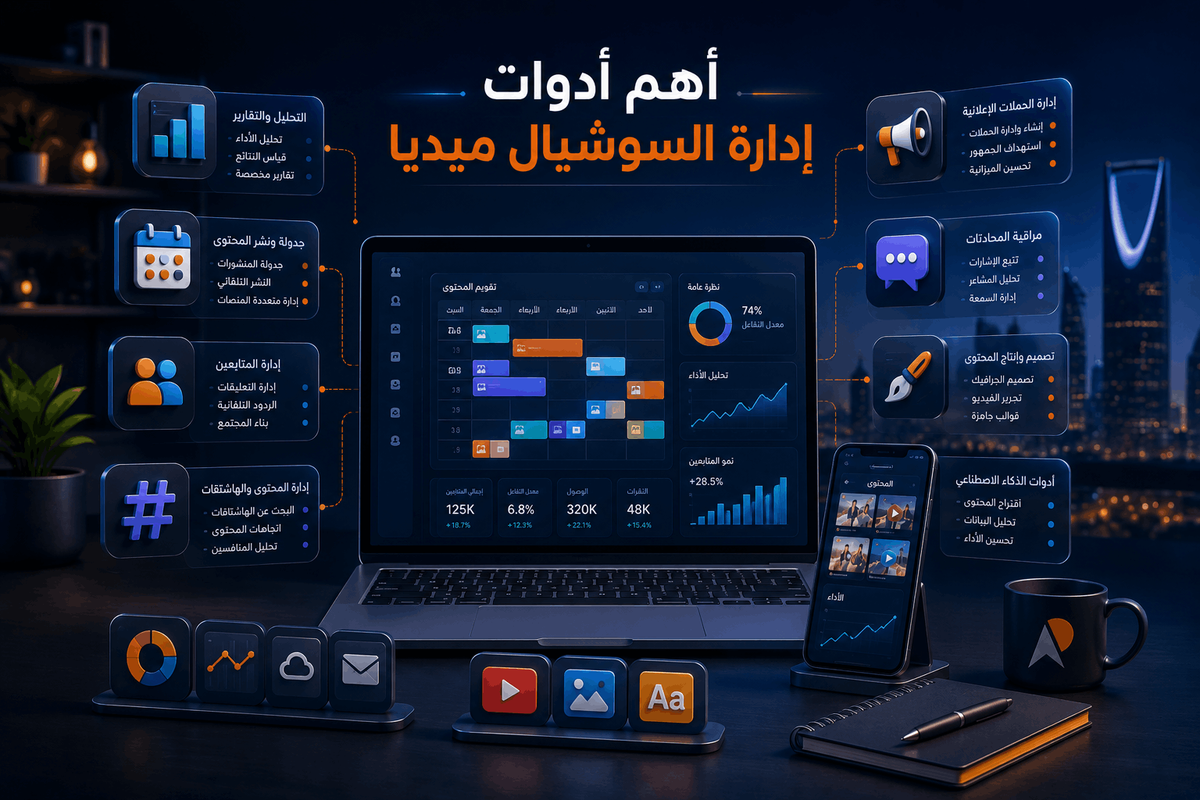 اهم ادوات ادارة السوشيال ميديا