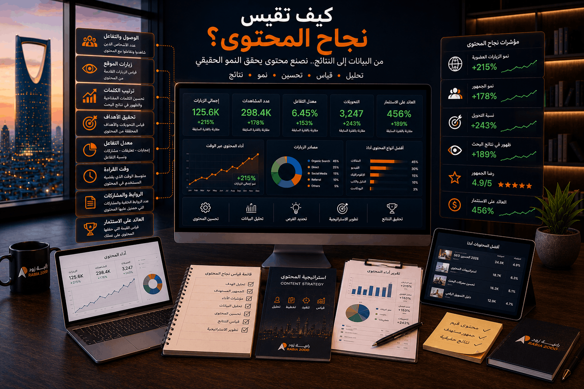 كيف تقيس نجاح المحتوى؟
