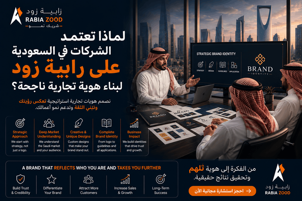 لماذا تعتمد الشركات السعودية على رابية زود لبناء الهوية التجارية؟