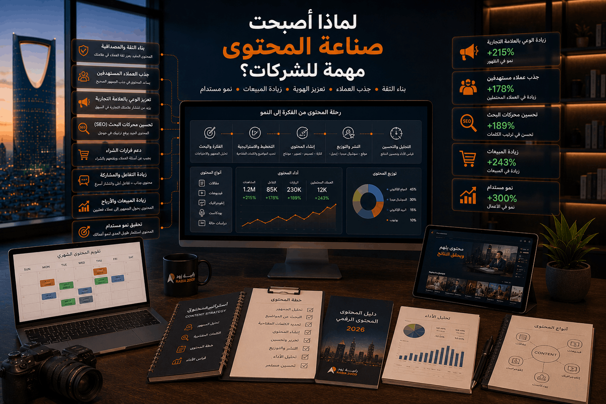 لماذا أصبحت صناعة المحتوى مهمة للشركات؟
