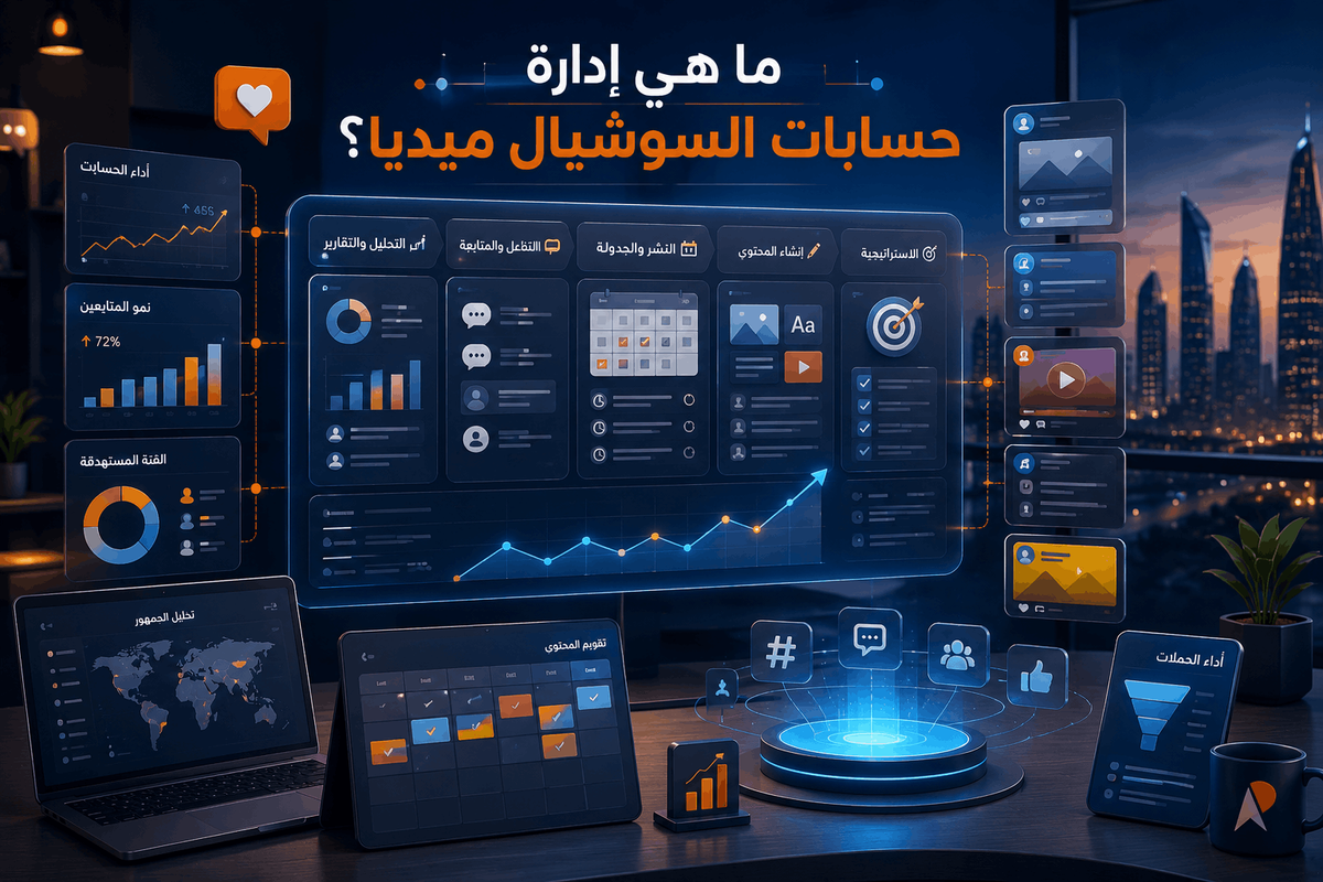 ما هي إدارة حسابات السوشيال ميديا
