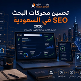 تحسين محركات البحث SEO في السعودية 2026 | الدليل الكامل لزيادة الظهور والمبيعات