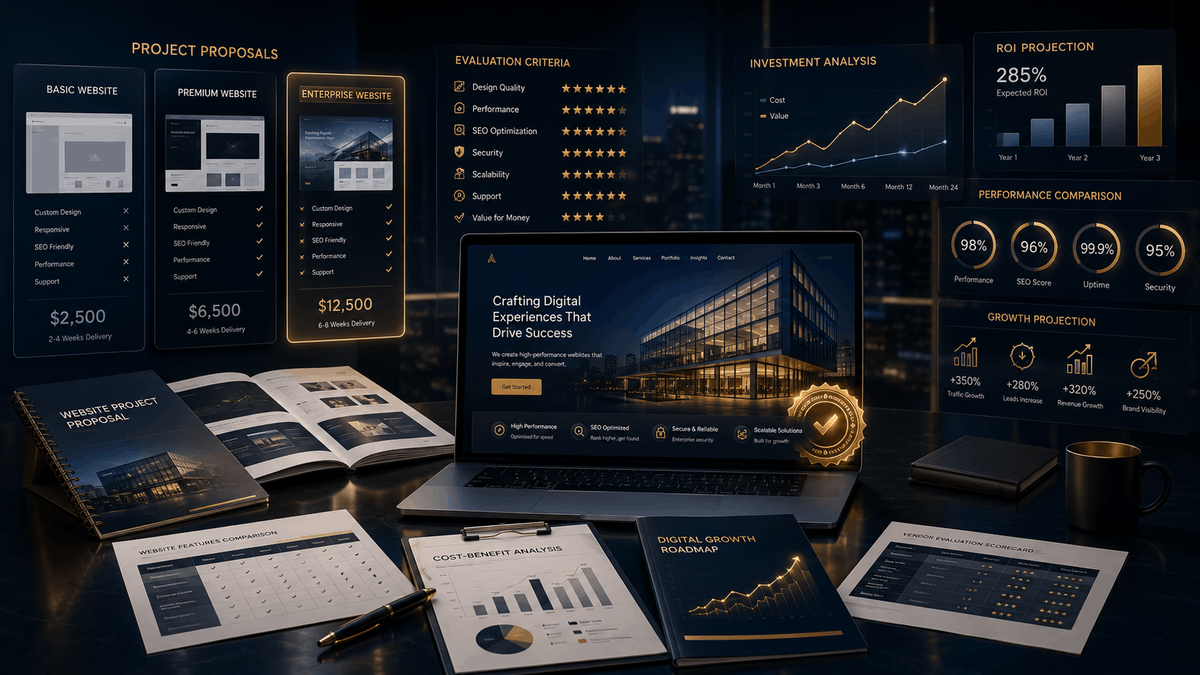 تكلفة تصميم المواقع ومعايير اختيار الشركة المناسبة