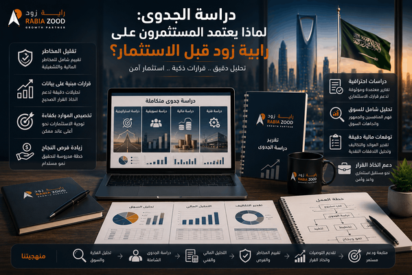 دراسة الجدوى: لماذا يعتمد المستثمرون على رابية زود قبل الاستثمار؟ 
