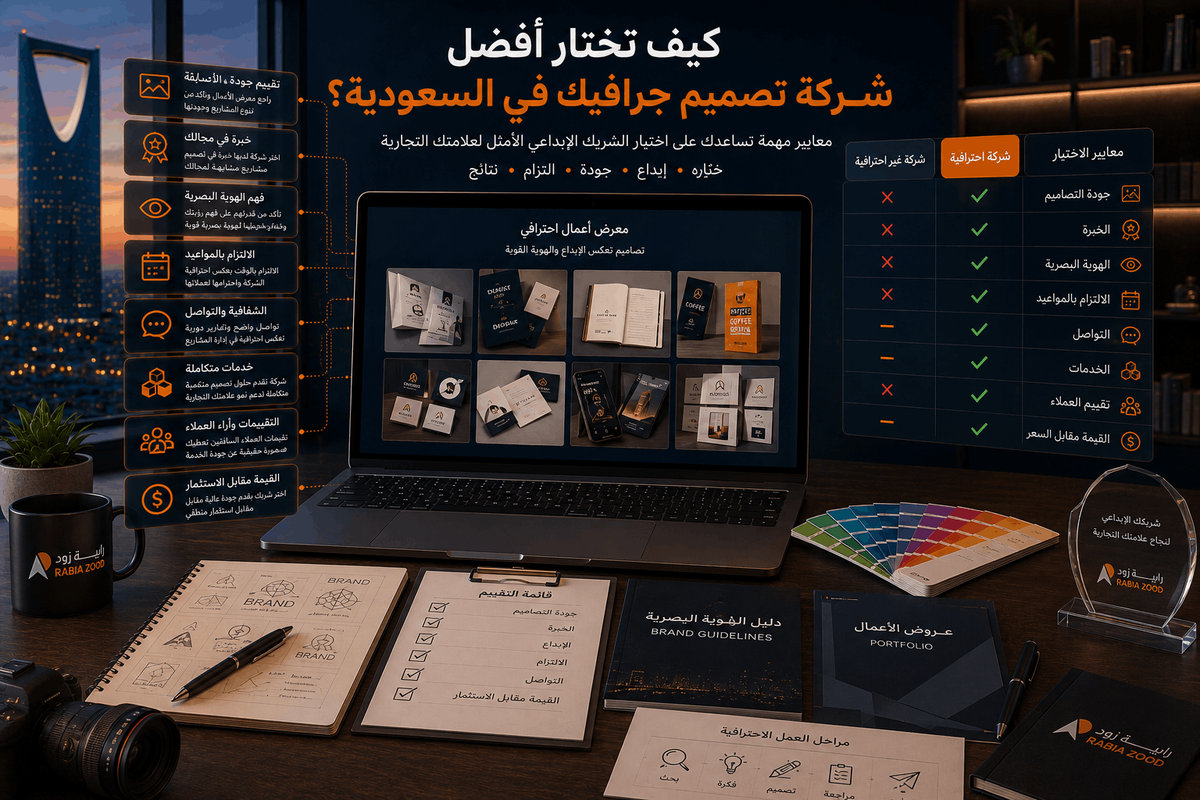 كيف تختار أفضل شركة تصميم جرافيك في السعودية؟