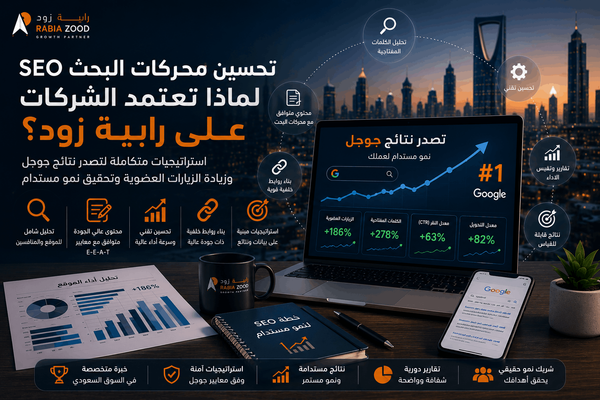 تحسين محركات البحث SEO: لماذا تعتمد الشركات على رابية زود؟ 