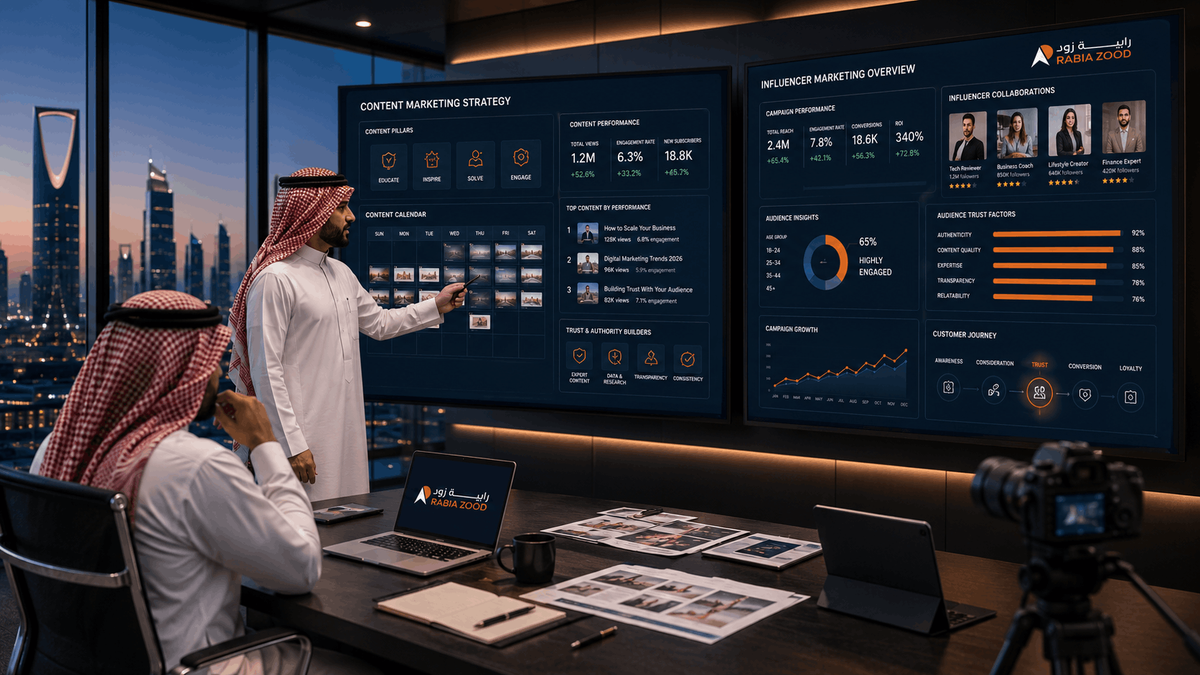 التسويق بالمحتوى والمؤثرين: كيف تكسب ثقة جمهورك