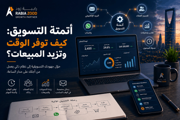 أتمتة التسويق: كيف توفر الوقت وتزيد المبيعات؟ | رابية زود