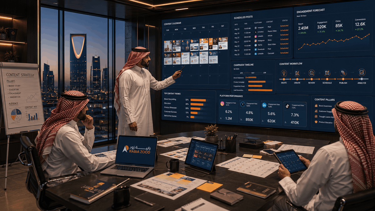 التخطيط الزمني وجدولة المنشورات