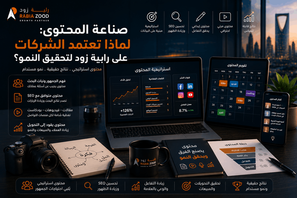 صناعة المحتوى: لماذا تعتمد الشركات على رابية زود لتحقيق النمو؟ 