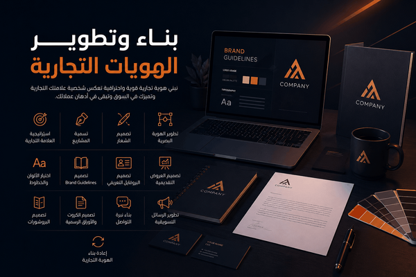 بناء وتطوير الهويات التجارية