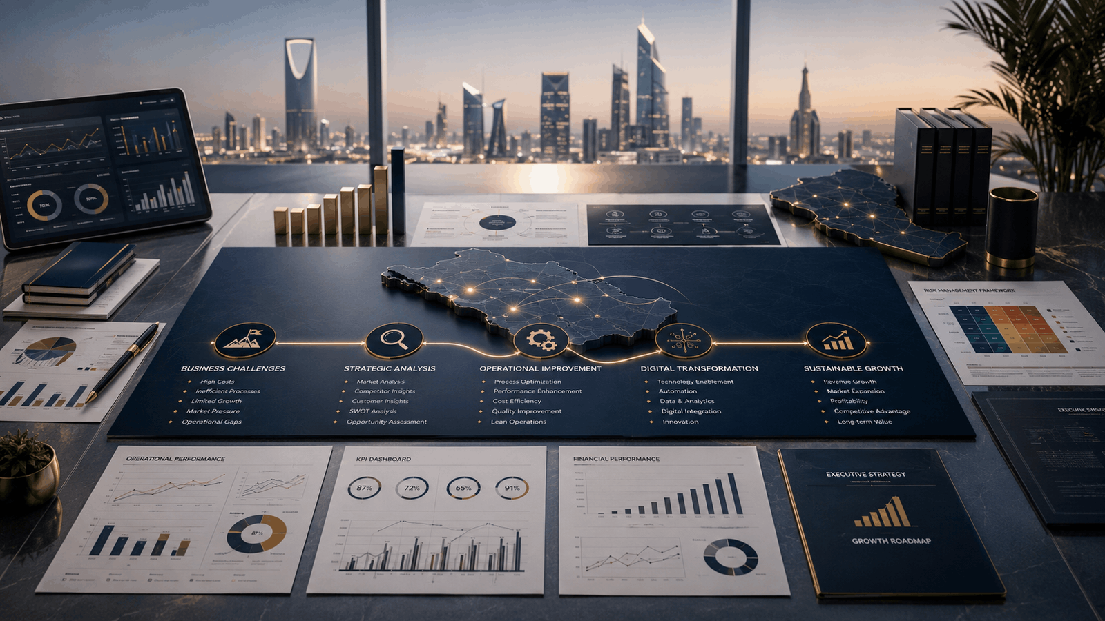 استشارات الأعمال للشركات: كيف تحقق النمو المستدام وتطور أعمالك في السعودية 2026؟