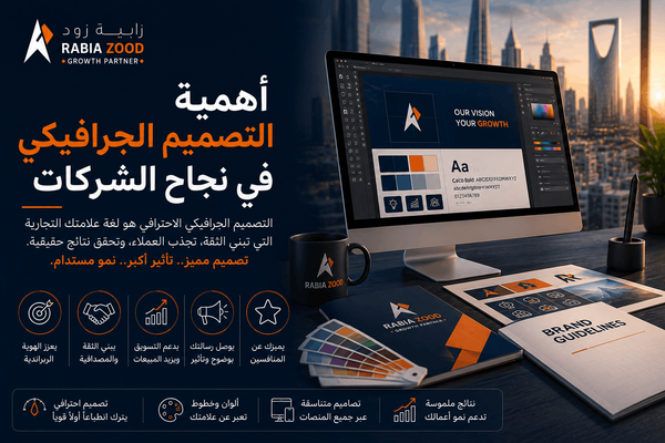 أهمية التصميم الجرافيكي في نجاح الشركات | رابية زود