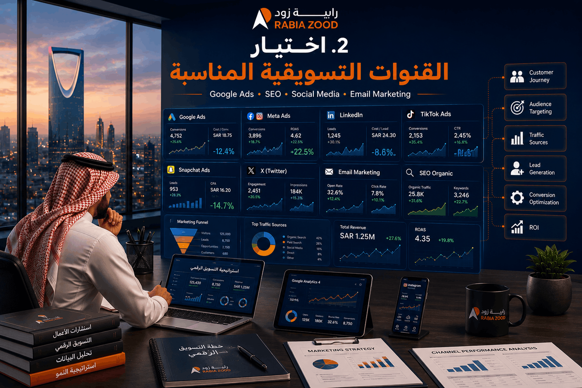 اختيار القنوات التسويقية المناسبة