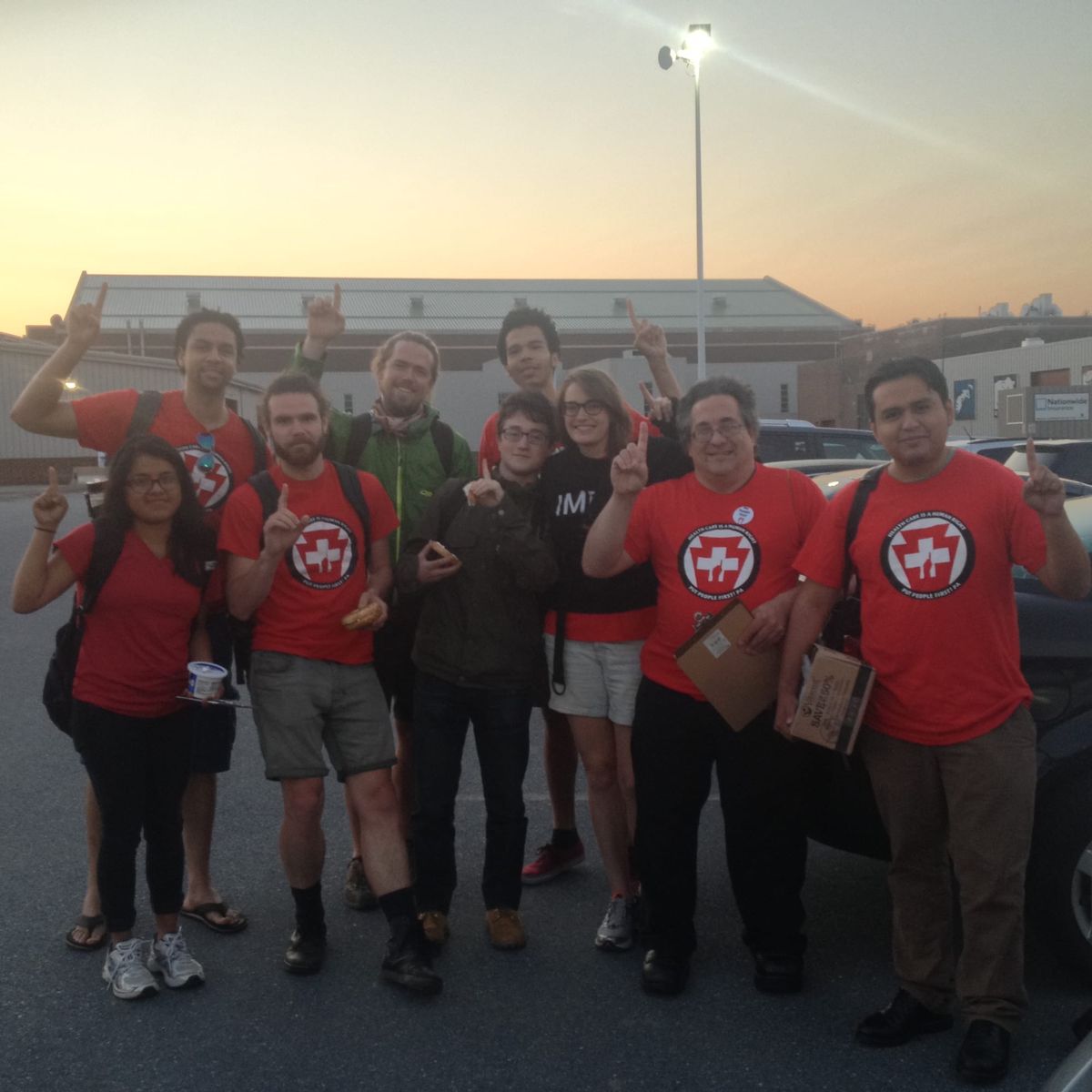 Team of PPF Members volunteer and administer the Healthcare Survey at the Mission of Mercy Dental Clinic in Harrisburg, PA