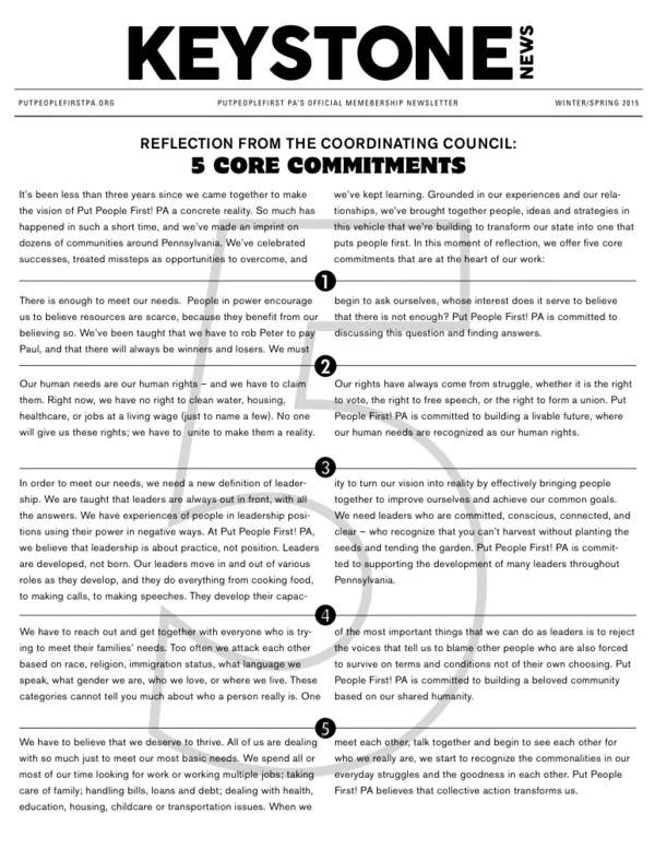 Cover of The Keystone, Winter/Spring 2015