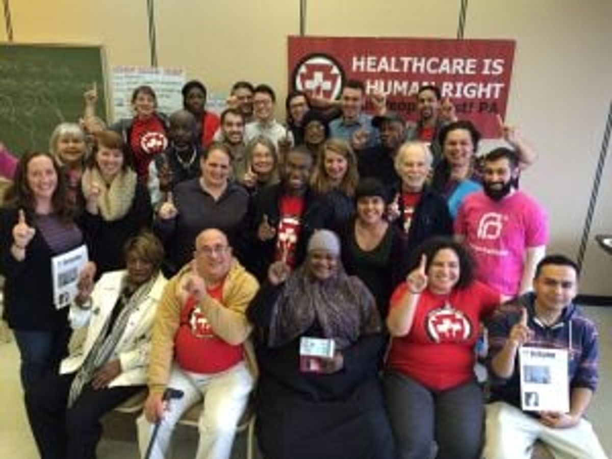 Put People First members gather at the April 2016 Leadership Institute