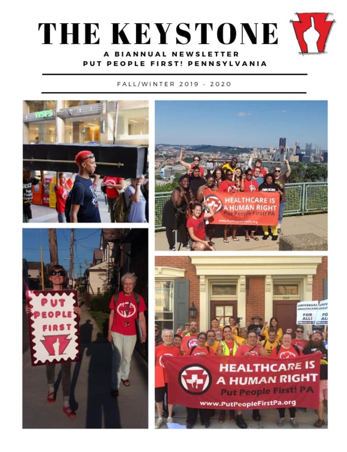 Keystone 2019/2020 Cover page with photos of members