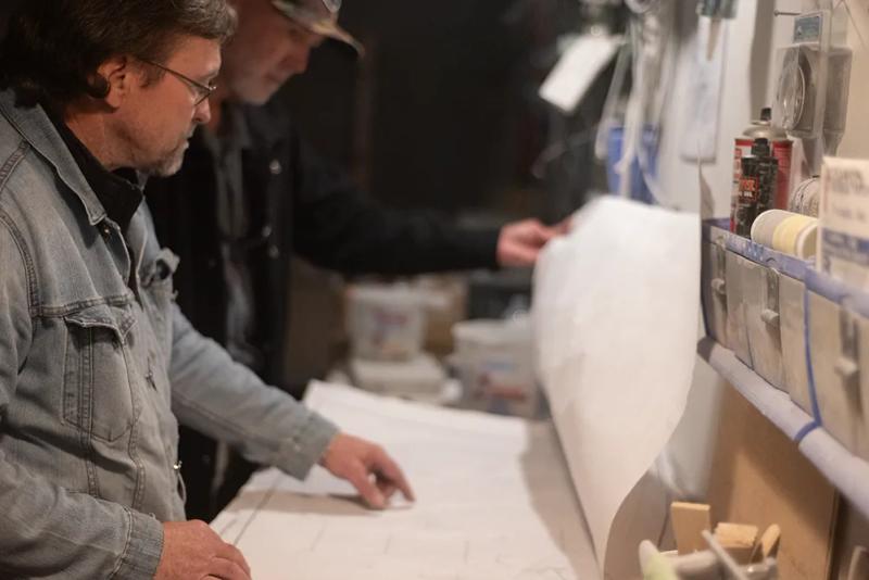 Lindell design and build team at work