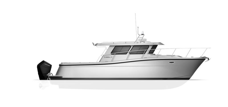 The Side profile of a Lindell 38