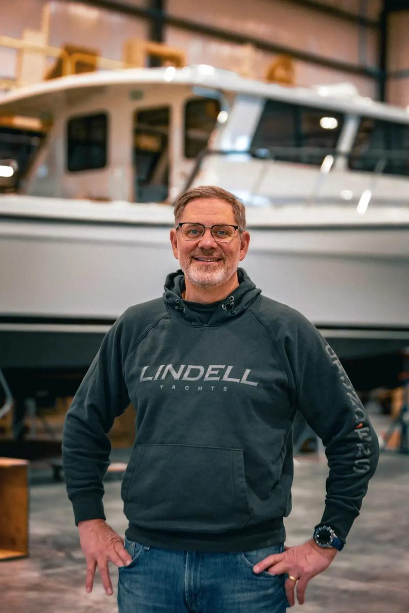 A Profile photo for Brian Kott, the Owner of Lindell Yachts. 