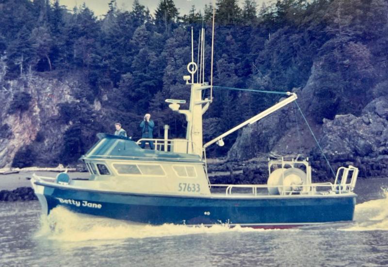 A photo of one of Jim Lindell's early boats