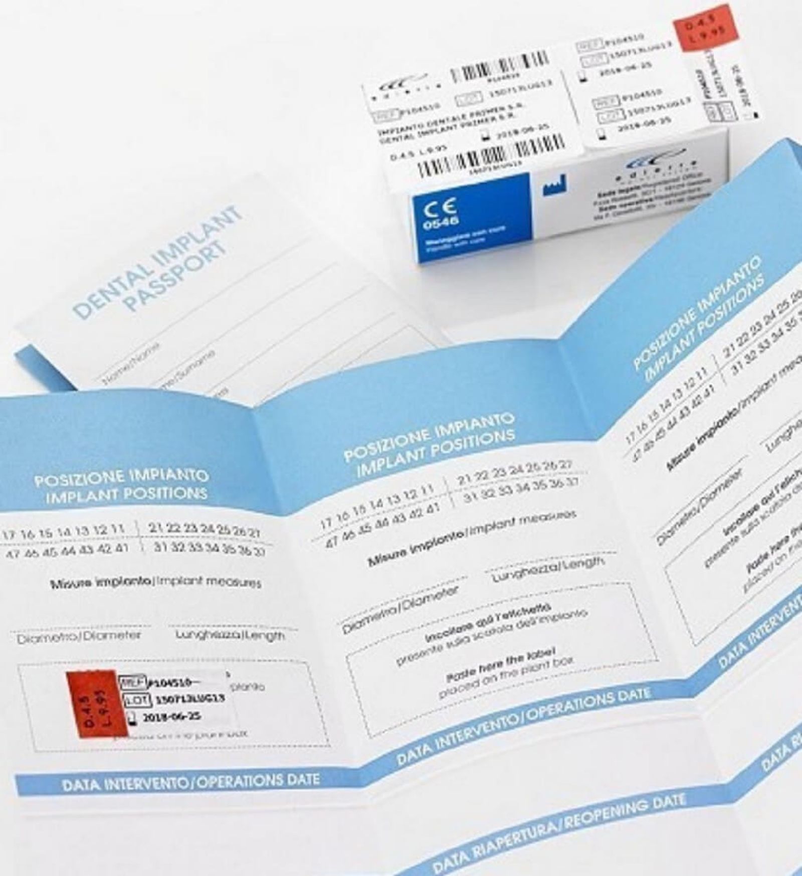 Il passaporto implantare: una garanzia di sicurezza e tracciabilità
