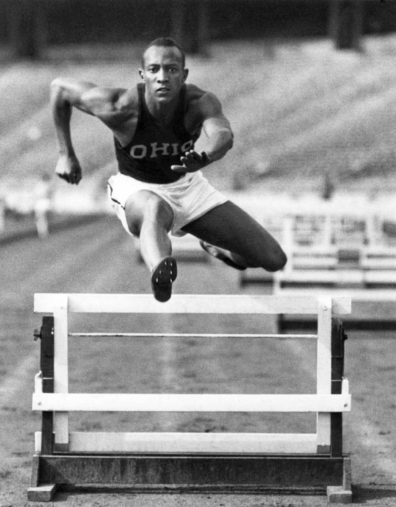 Jesse Owens Jumping