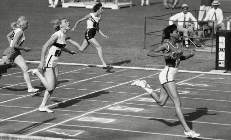 Wilma Rudolph Winning Race