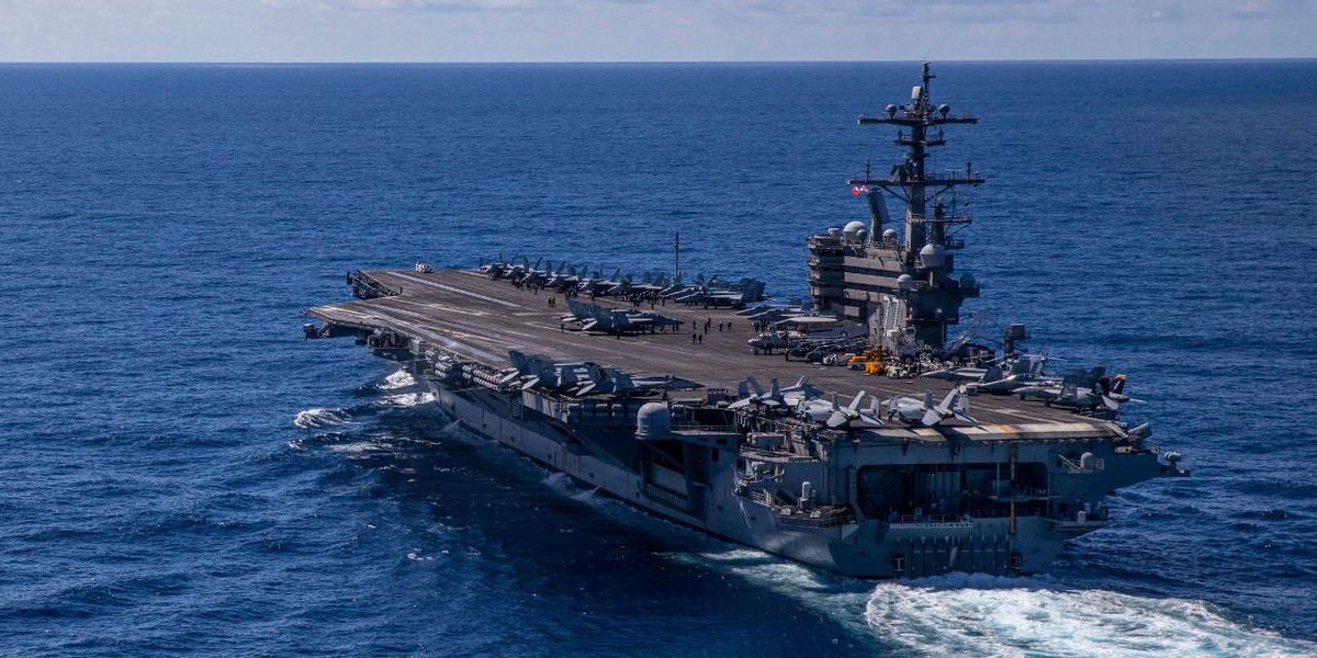 نزدیکشدن ناو هواپیمابر «جورج دبلیو بوش» به منطقه خلیج فارس