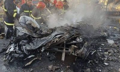 ۱۱ کشته در برخورد تانکر سوخت با مینیبوس در سنندج