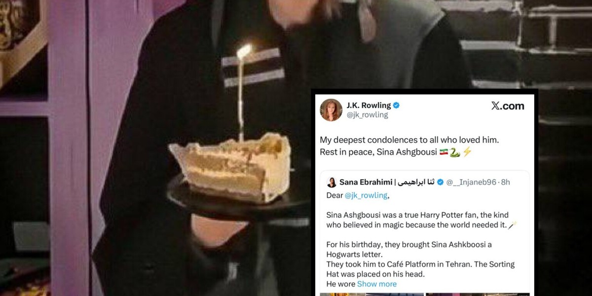 جیکی رولینگ به کشته شدن نوجوان ایرانی واکنش نشان داد