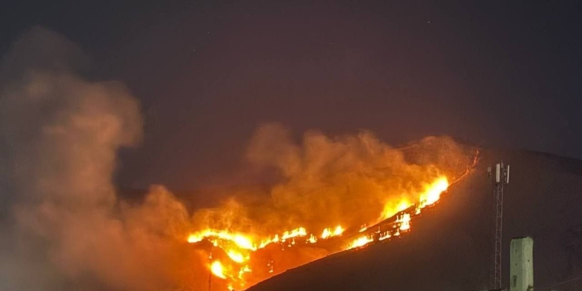 آتشسوزی گسترده در کوه دراک شیراز