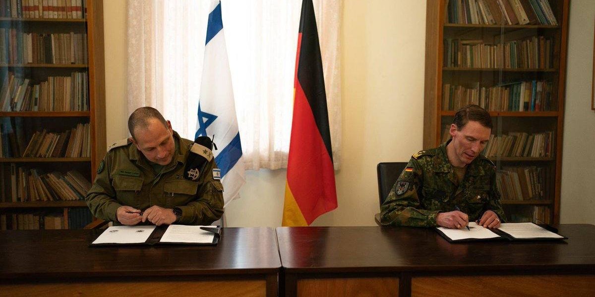 ارتش اسرائیل و آلمان برای نخستینبار توافق همکاری نظامی امضا کردند