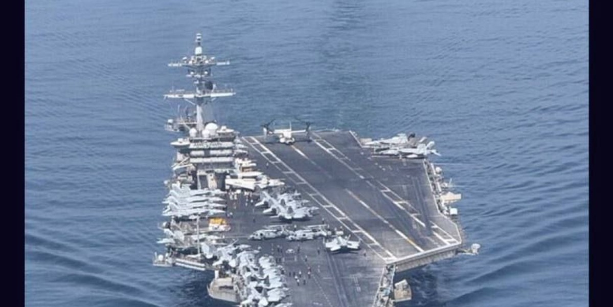 ترامپ تصویر ناو «جرالد فورد» را بدون توضیح منتشر کرد