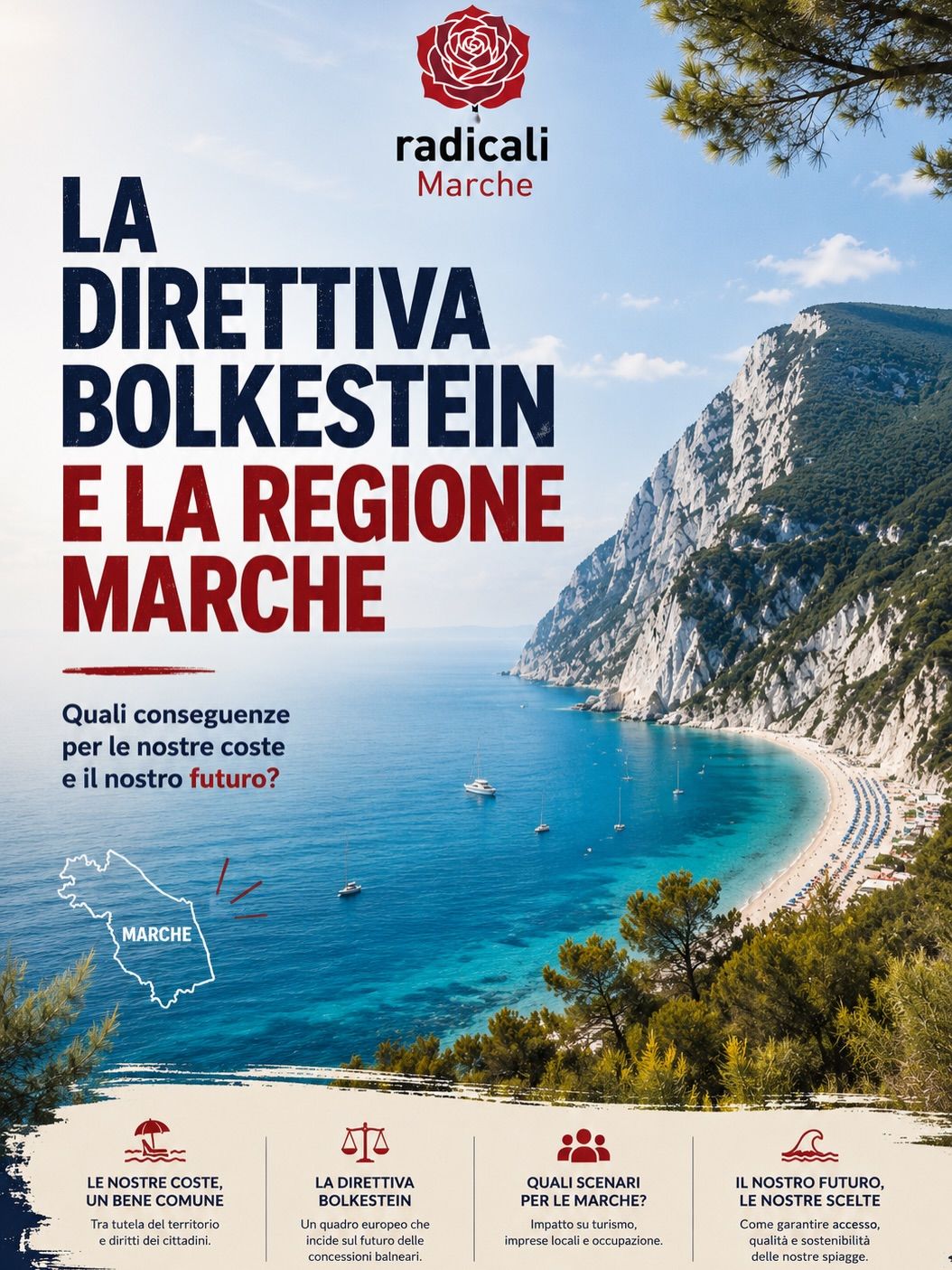 Spiagge e concessioni: la battaglia per la legalità e la concorrenza nelle Marche