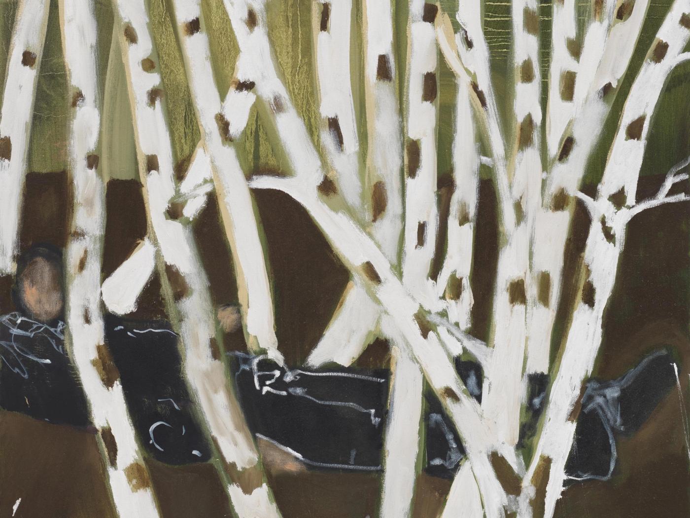 Noah Davis’s Untitled (Birch Trees) joins 
Cheng-Lan Foundation collection