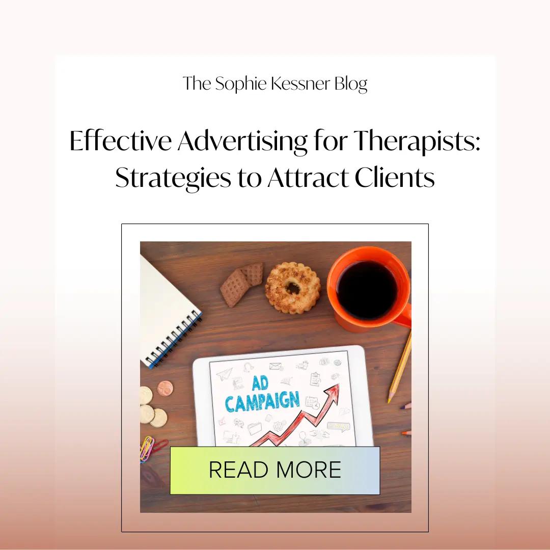 Effective Advertising for Therapists Strategies to Attract Clients