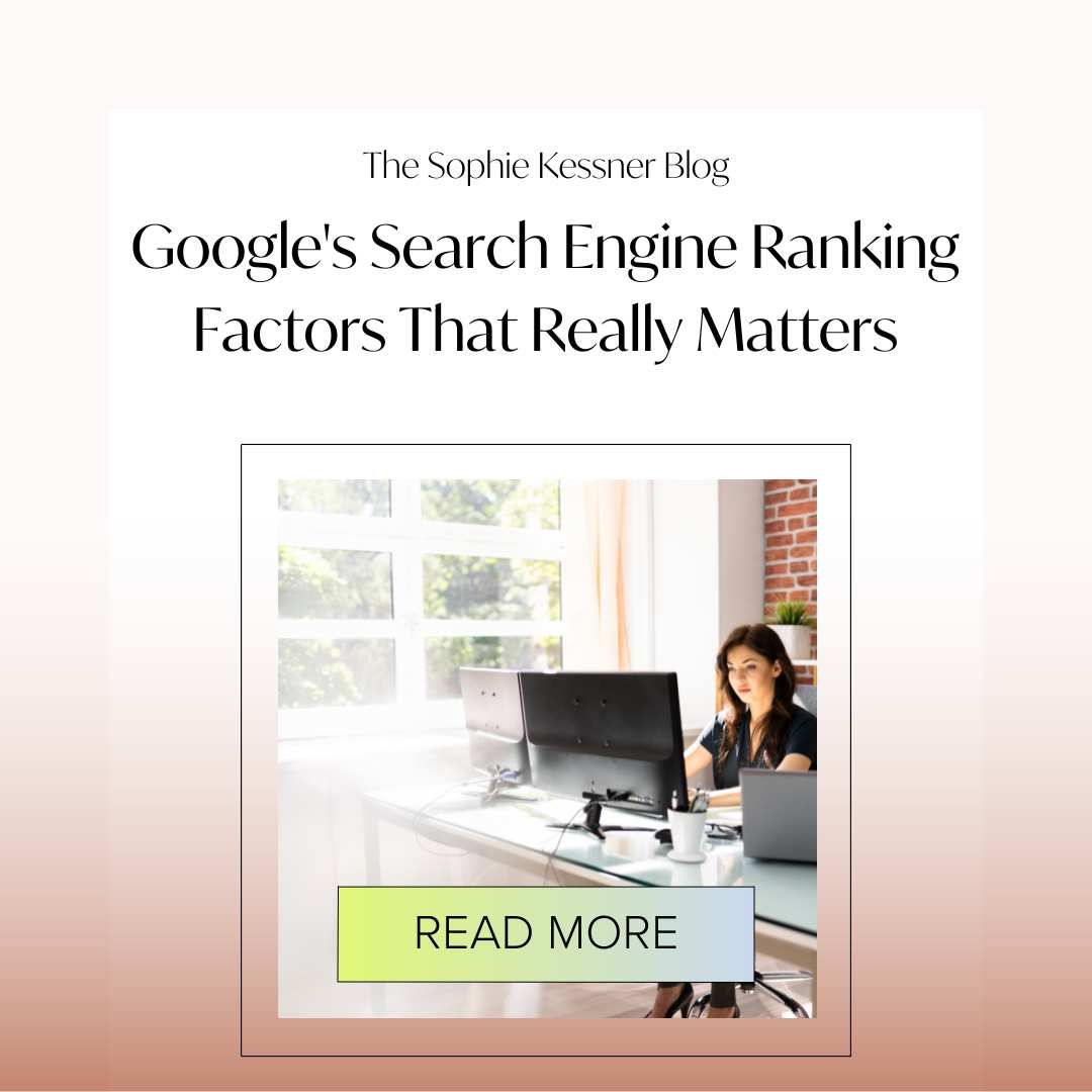 google's search engine ranking factors that really matters