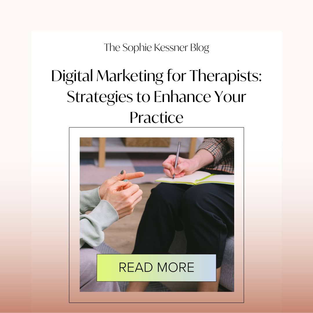 digital marketing for therapists strategies to enhance your practice